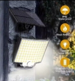 מנורה סולארית חיצונית עם חיישן תנועה